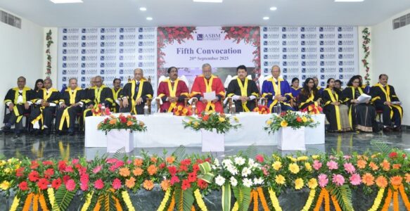 ASBM University Marks 5th Convocation, Honours Top Graduates